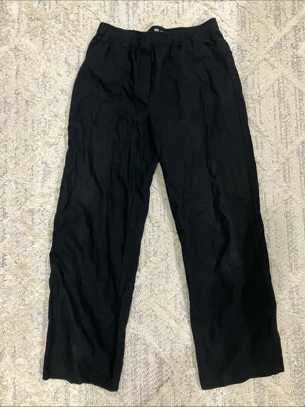 Zara , women’s medium, linen / cotton , lightweight pants
